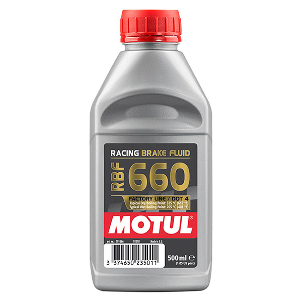 Cod. 101666 - MOTUL RACING BRAKE FLUID 660 DOT 4 500ML