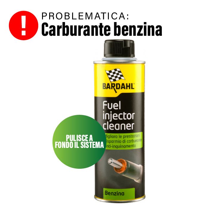 Cod. 101023 - BARDAHL FUEL INJECTOR CLEANER ADDITIVO BENZINA - 300ML