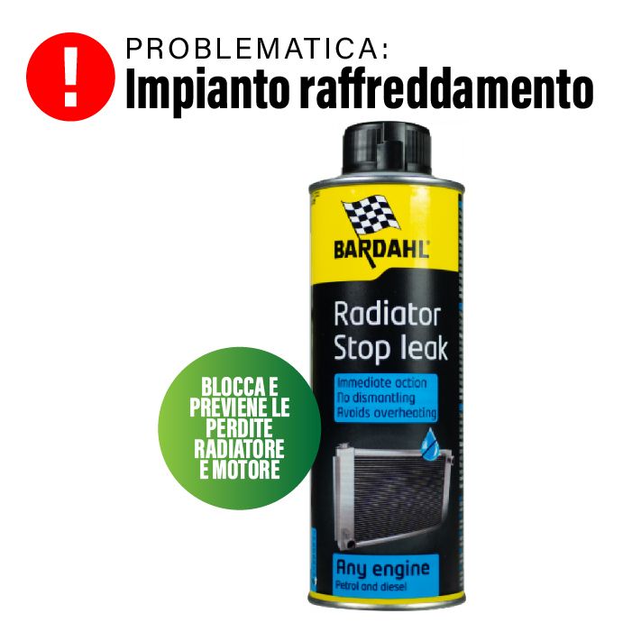 Cod. 160023 - BARDAHL RADIATOR STOP LEAK - STOP PERDITE RADIATORI - 300ML