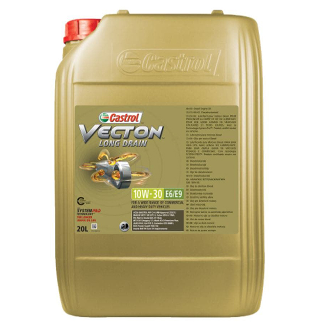 Cod. 15B382 - Castrol Vecton Long Drain 10W30 E6/E9 - 20LT