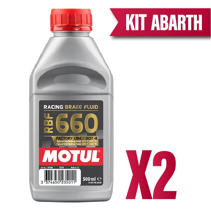 KIT ABARTH - MOTUL RACING BRAKE FLUID 660 DOT 4