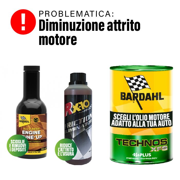 KIT BARDAHLADDITIVO ENGINE TUNE UP + OLIO MOTORE + RX10