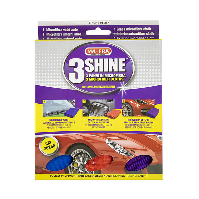 MAFRA PANNO KIT 3 PZ SHINE - INTERNO - ESTERNO - VETRI