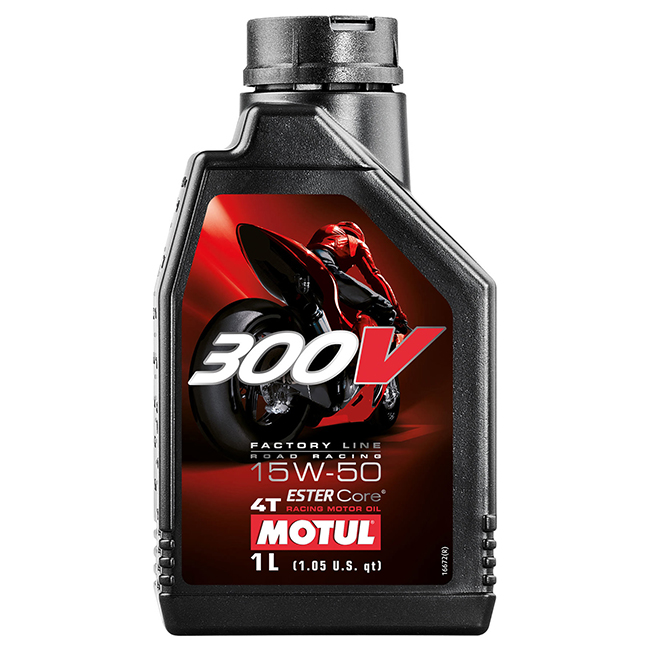 Cod. 104125 - MOTUL 300V FACTORY LINE ROAD RACING 15W50 - 1T