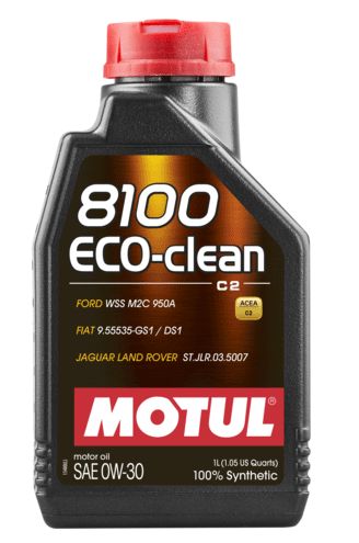 Cod. 102888 - MOTUL 8100 ECO CLEAN 0w30 C2- 1LT
