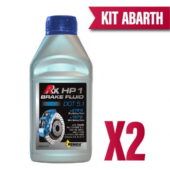 KIT ABARTH - RX HP-1 BRAKE FLUID DOT 5.1