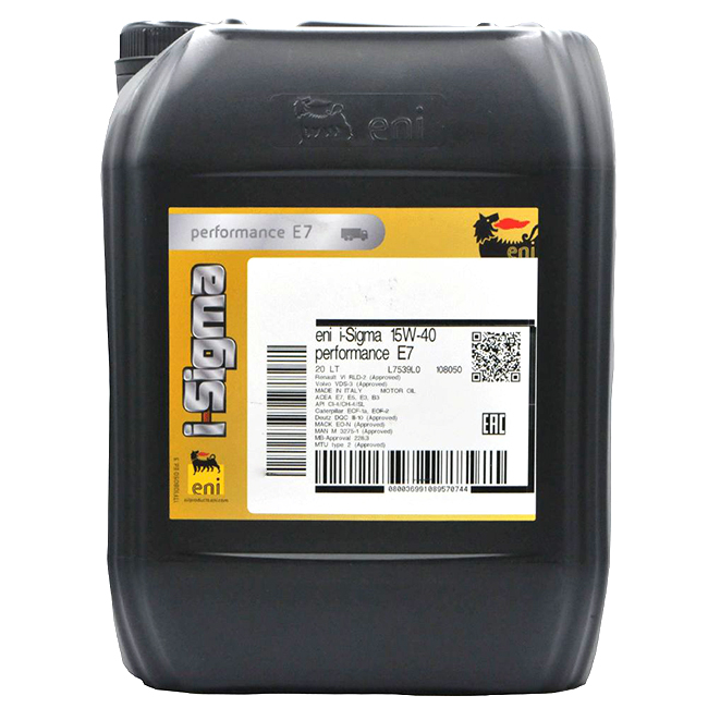 ENI I-SIGMA PERFORMANCE E7 15W40 20lt